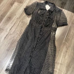 Betsy Johnson Black Lace Dress